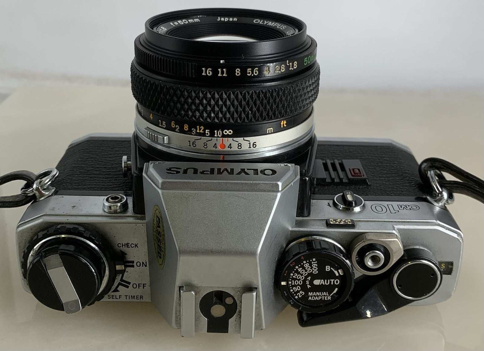 SERVICED Olympus OM10 35mm Film SLR Manual Camera + Olympus 50mm f/1:1.8 MC #1277