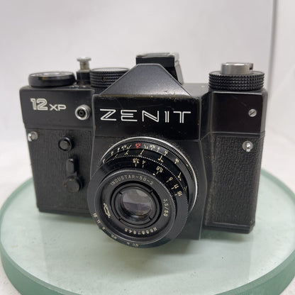 ZENIT 12 XP 35mm Film SLR M42 Screw Mount Manual Camera + INDUSTAR-50-2 50mm 3,52