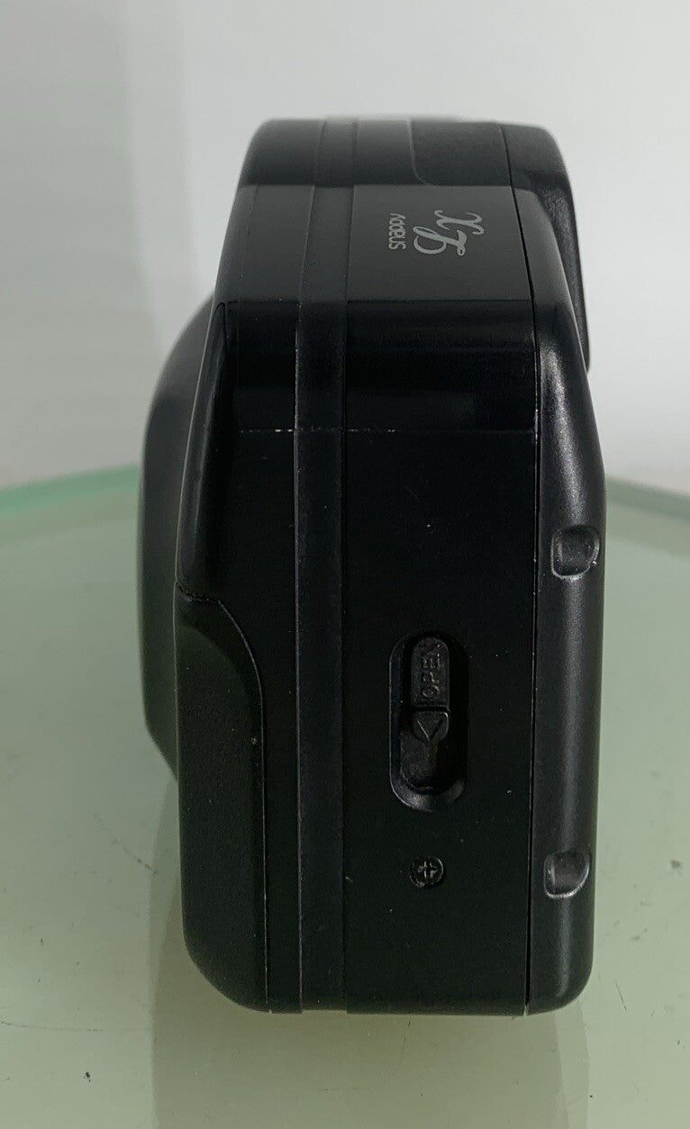 Canon Snappy LX ii 35mm Film Point and Shoot Camera BLACK CLEAN TESTED - 7203