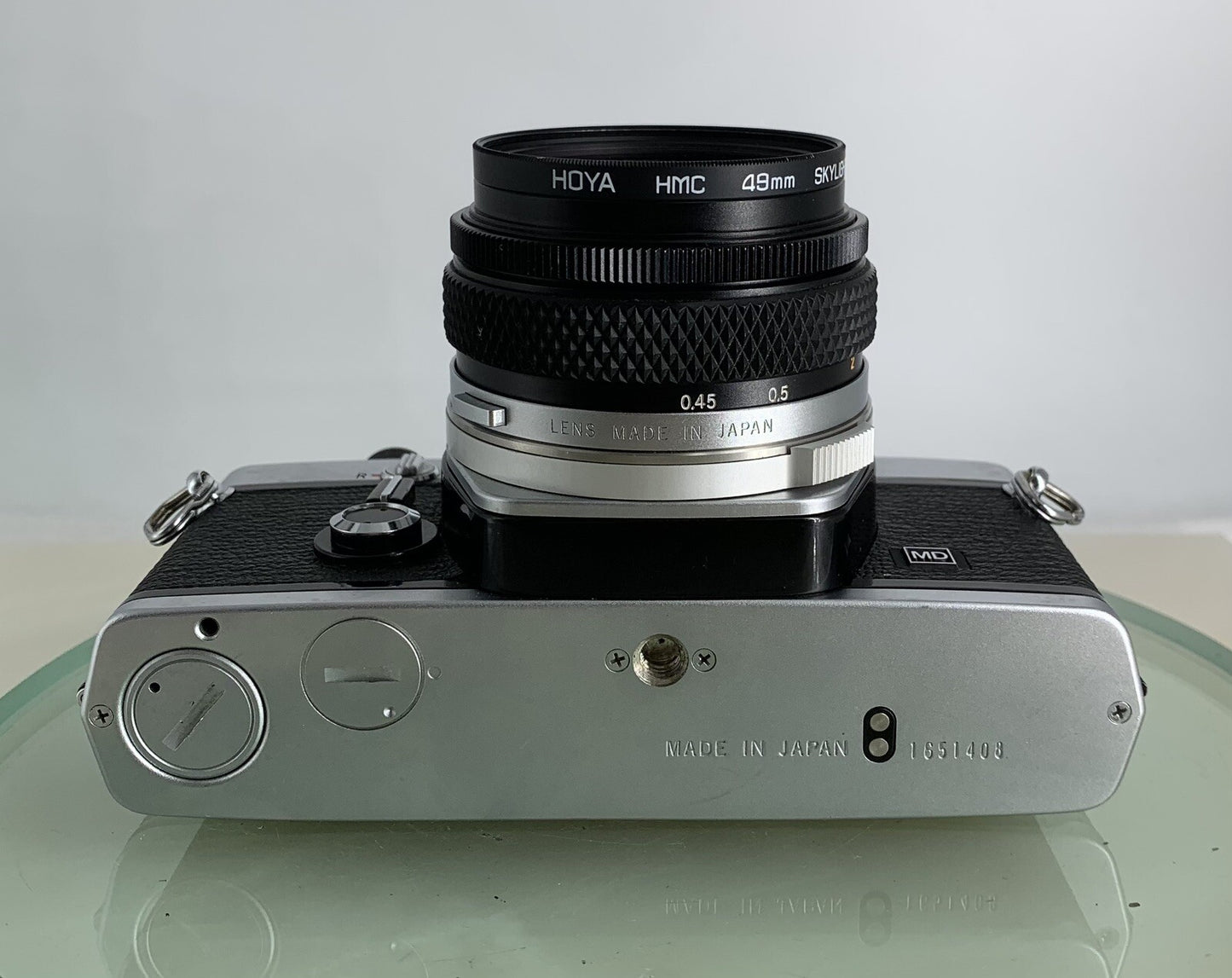 Olympus OM-1N MD 35mm Film SLR Manual Camera with Olympus 50/1.8 Zuiko Lens #3977