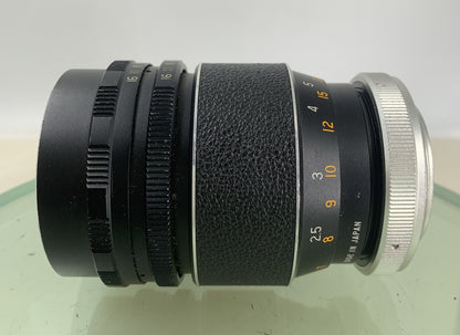 Hanimex Wide 1:3.5 35mm lens BLACK FOR MADE IN JAPAN PERFECTLY TESTED - 4374