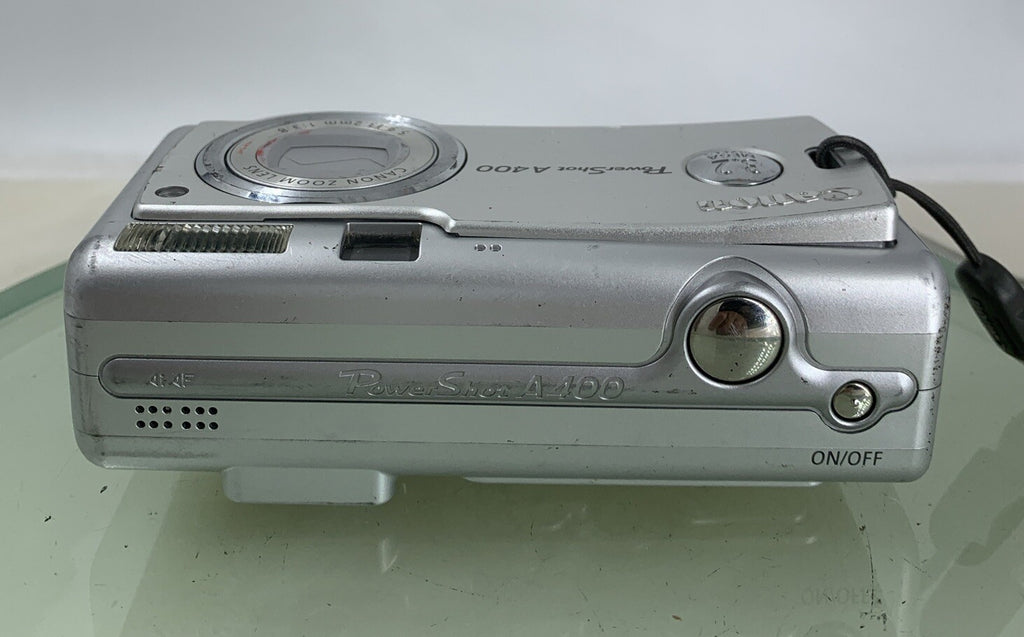 Canon Digital Camera PowerShot A400 3.2MP SILVER NO CARD NO CHARGER TESTED - 1577