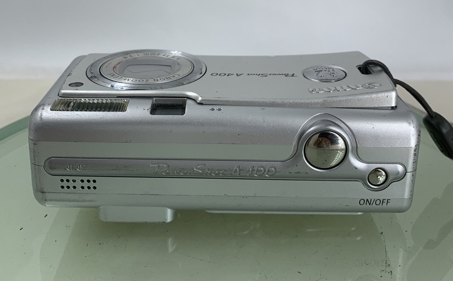 Canon Digital Camera PowerShot A400 3.2MP SILVER NO CARD NO CHARGER TESTED - 1577