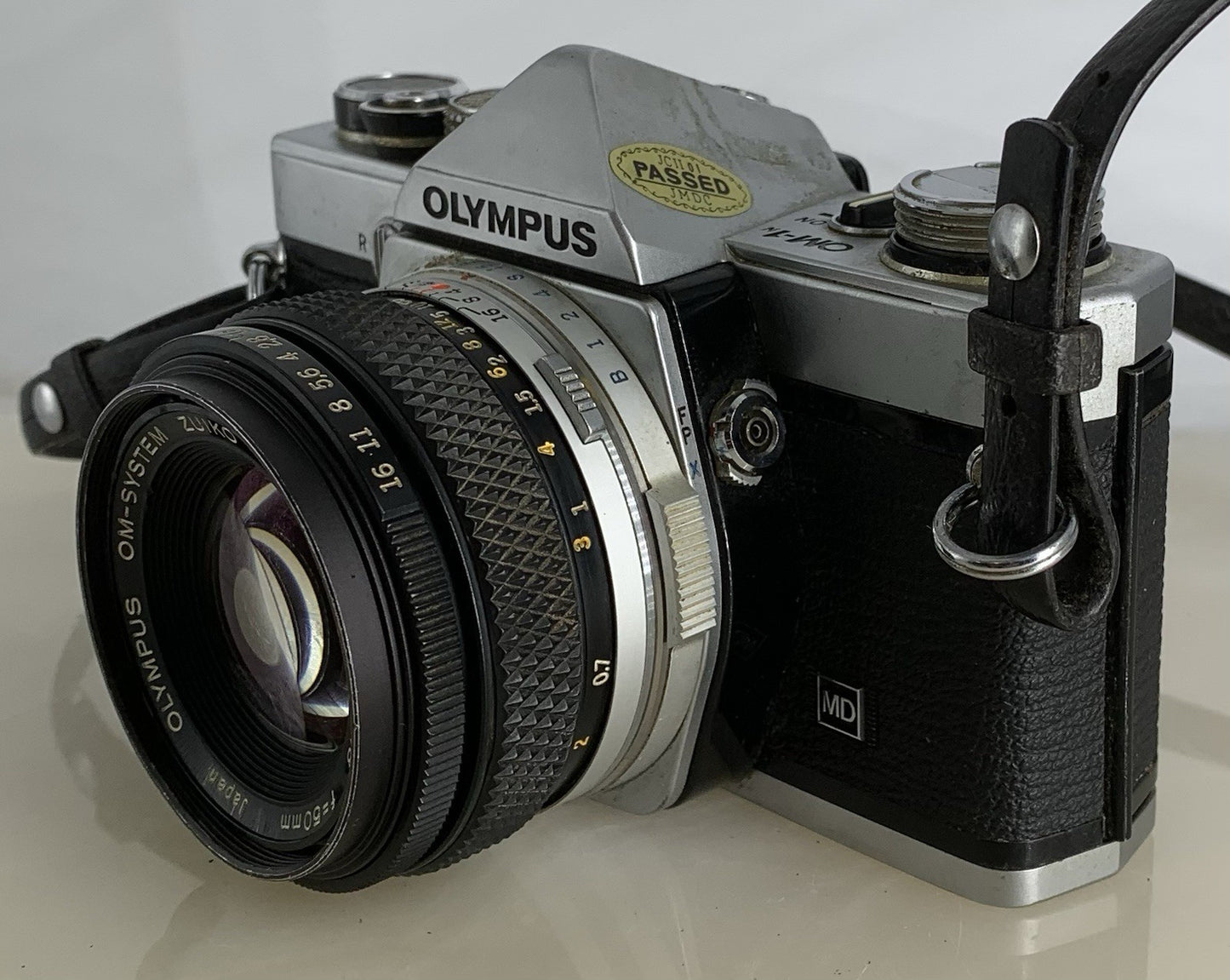 Olympus OM-1N MD 35mm Film SLR Manual Camera+Olympus 50/1.8 Zuiko Lens+Case#1354