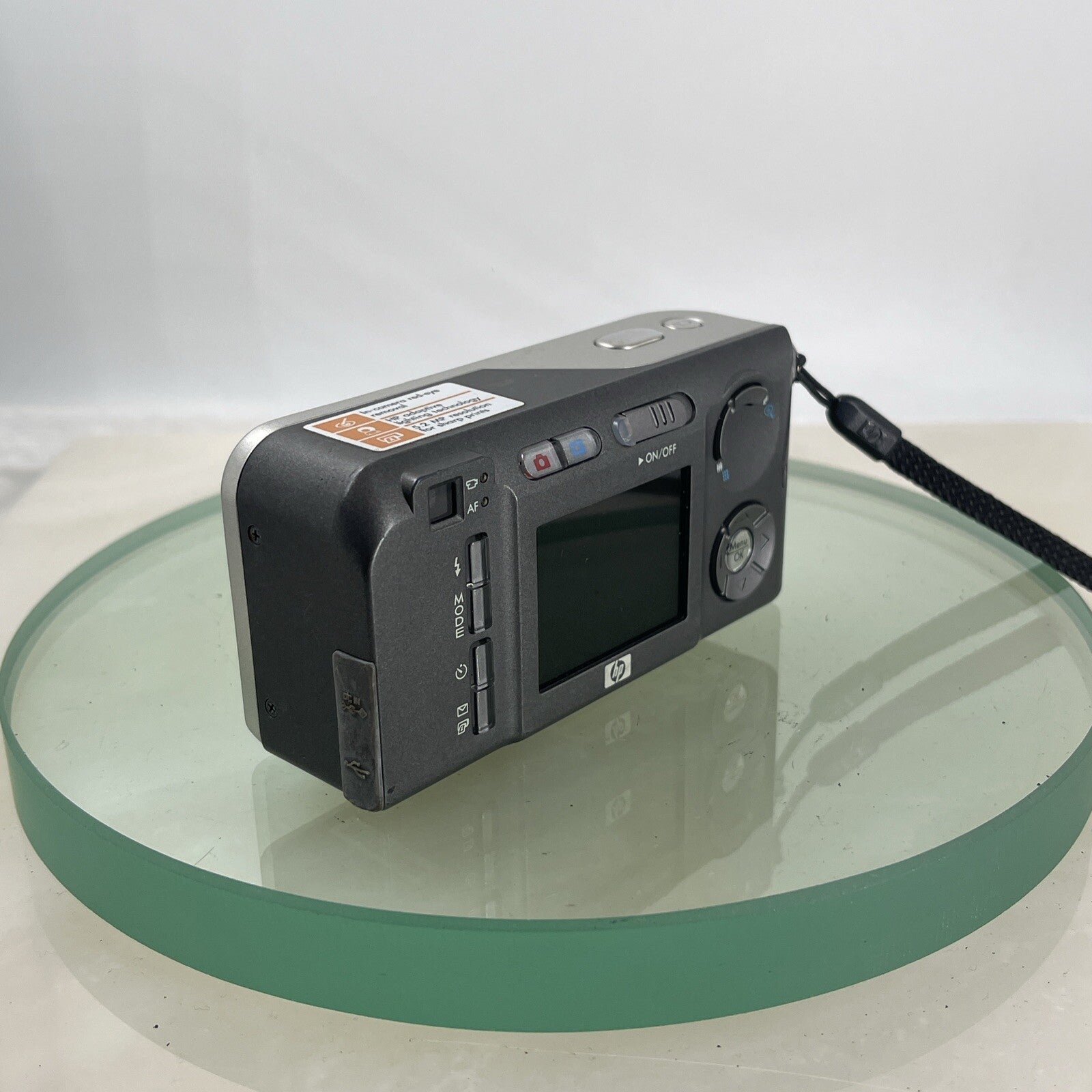 HP Digital Camera Photosmart M417 5.2MP Silver Tested #7043