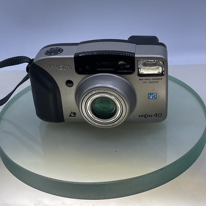 Minolta Vectis 40 35mm APS Auto Focus Compact Zoom Camera TESTED #4892