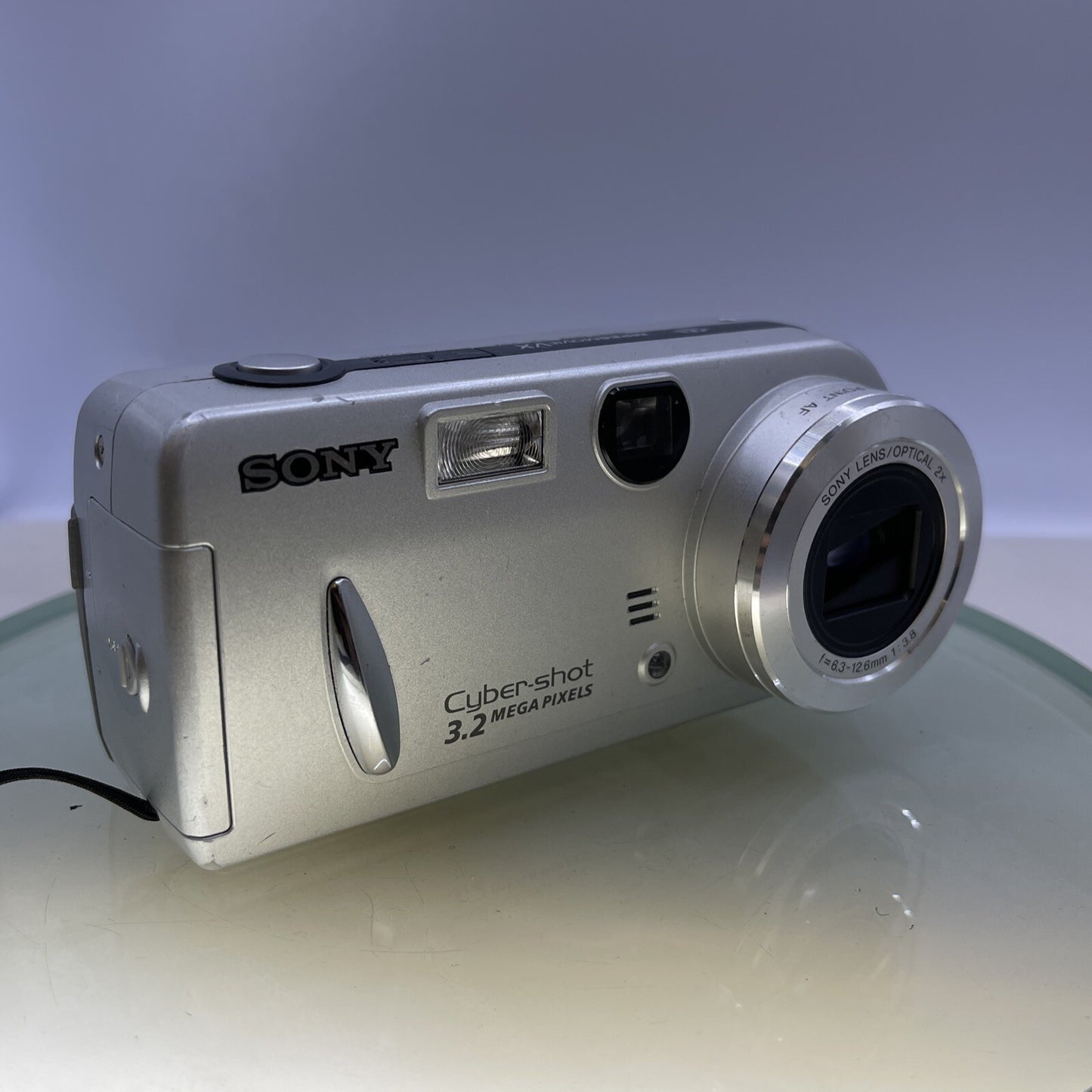 Sony Cybershot DSC-P52 3.2 MP Compact Digital Camera Silver LENS ERROR #230