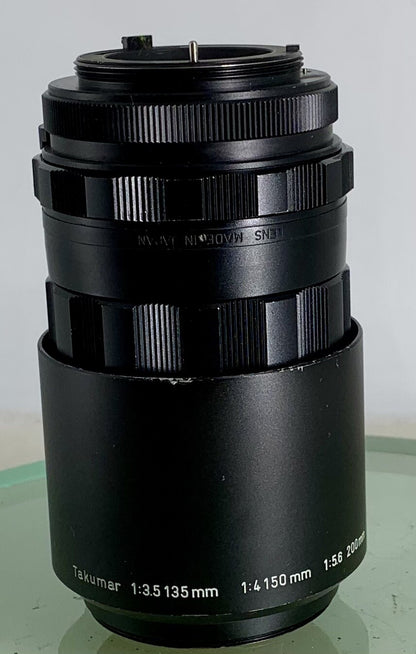 Pentax Super-Takumar 135mm F/3.5 Asahi M42 Screw Mount Manual Focus Lens - Ex+ 24