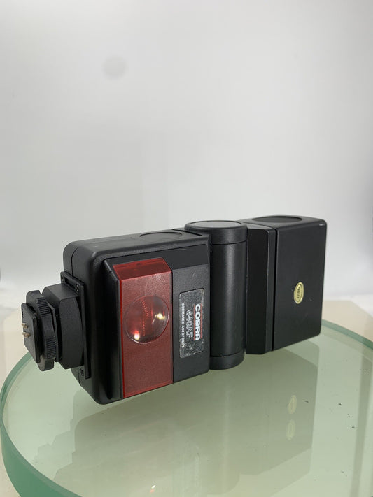 Cobra 440AF Shoe Mount Flash For CANON EOS FILM CAMERA BLACK TESTED - 4840
