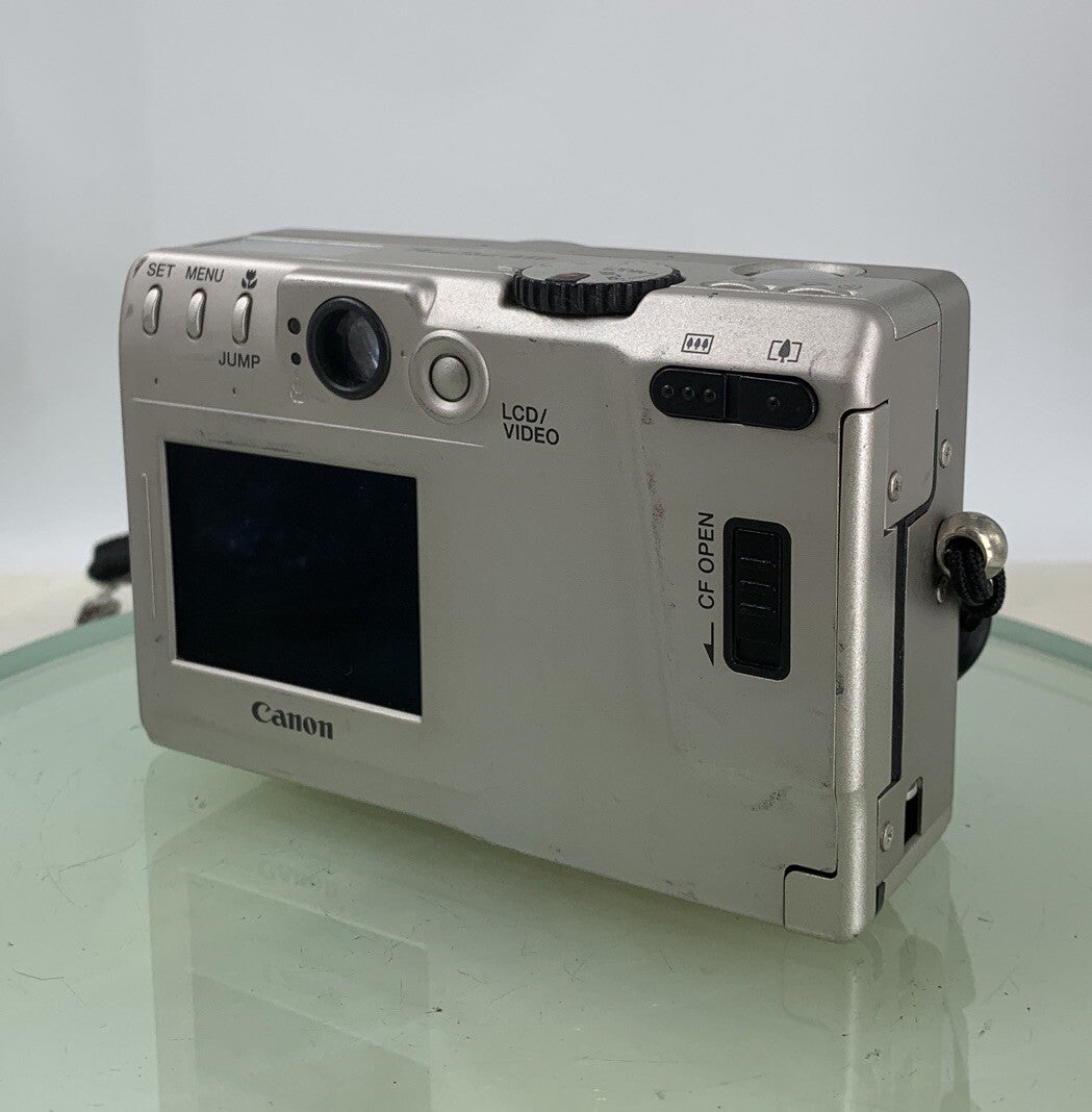 CANON DIGITAL CAMERA PowerShot A50 SILVER- WITH CHARGER - TESTED - 9677