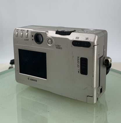 CANON DIGITAL CAMERA PowerShot A50 SILVER- WITH CHARGER - TESTED - 9677