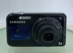 Samsung PL122 14.2MP DIGITAL SELFIE SCREEN CAMERA BLACK+WIRE+BAG TESTED - 4181