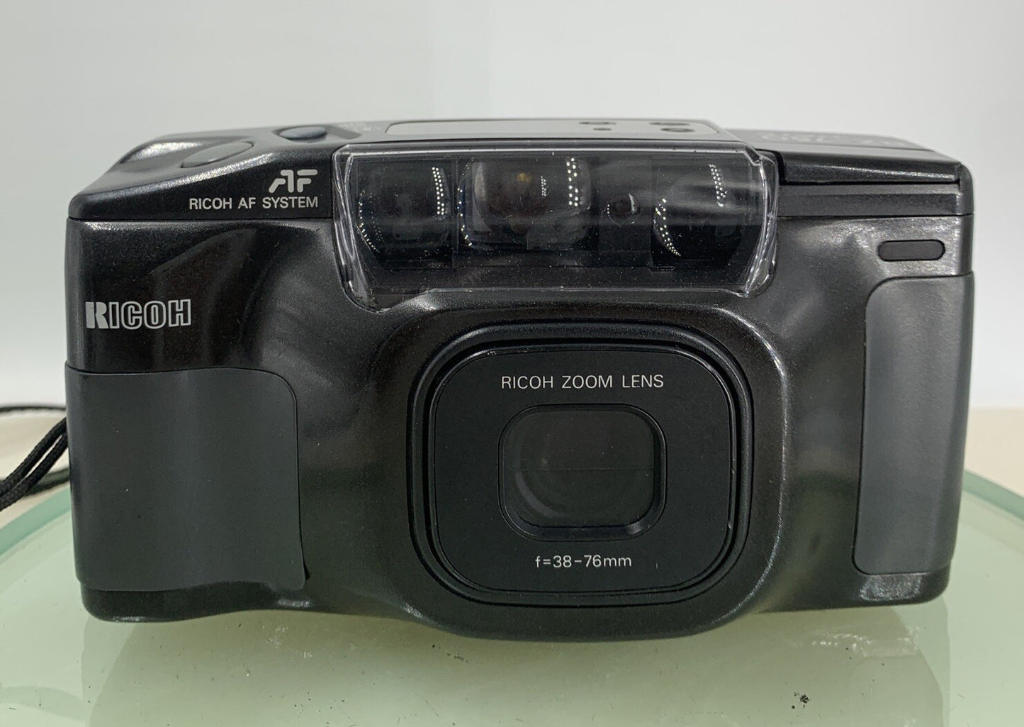 Ricoh POINT AND SHOOT FILM CAMERA RZ-750 DATE BLACK WORKING AND TESTED - 2581