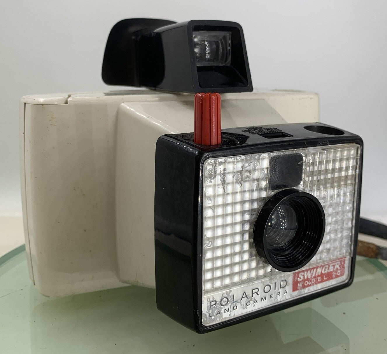 Vintage Polaroid Swinger Model 20 Land Camera WHITE GOODCONDITION TESTED - 2260