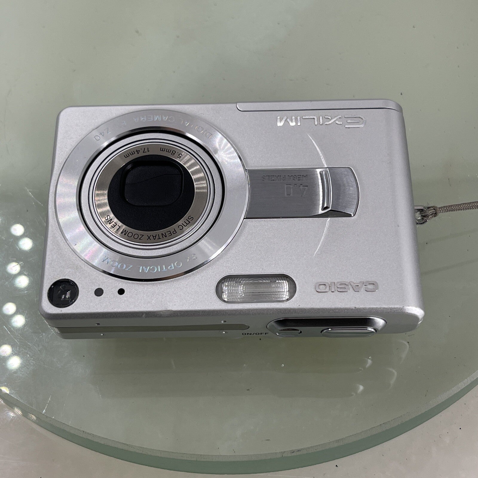 Casio Digital Camera Exilim EX-Z55 5.0MP Silver Tested #7155