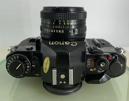 Canon A-1 35mm SLR Camera Body+ FD 50mm f/1.8 FULLY SERVICED THE CAMERA  & LENS8