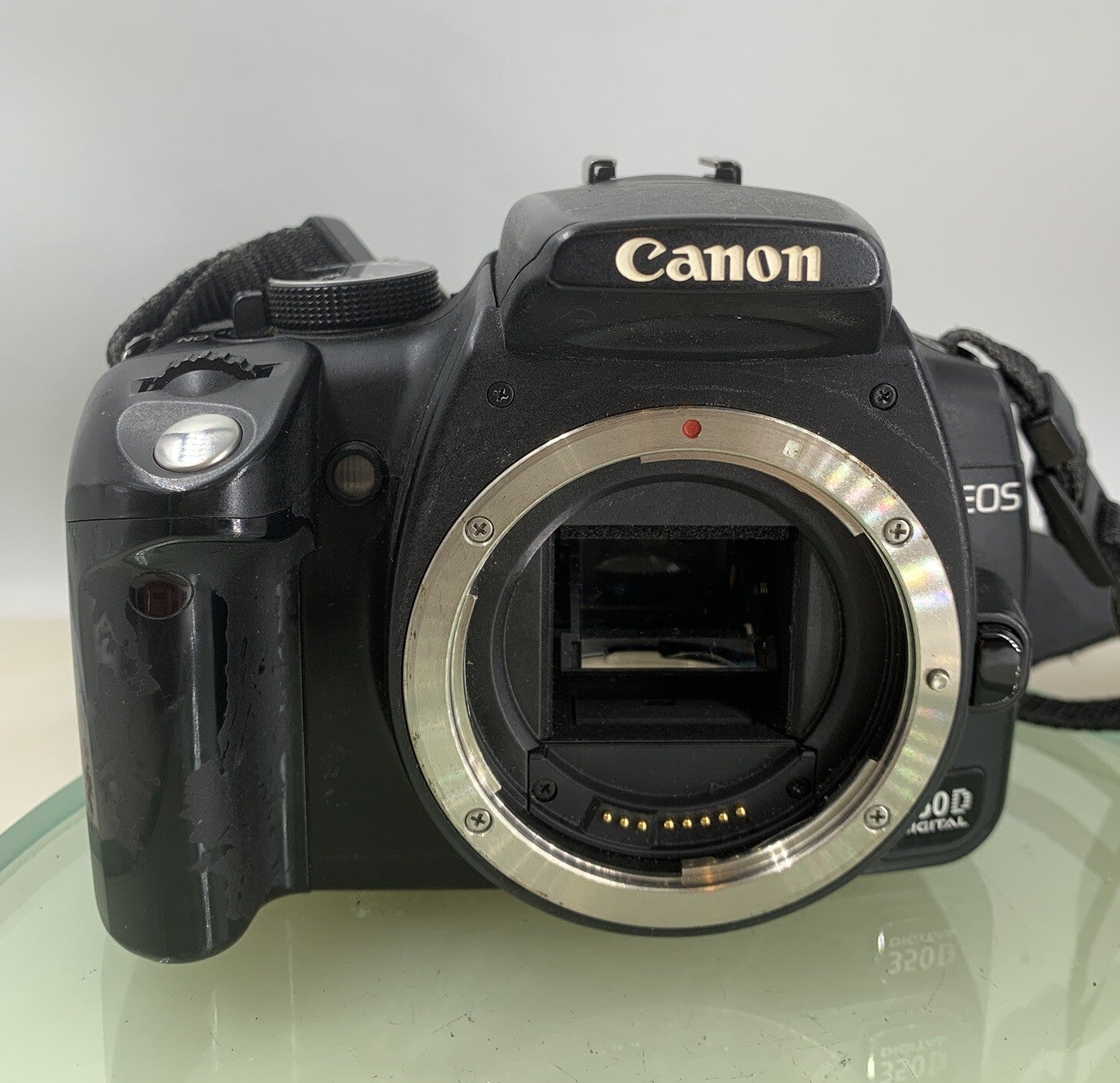 Canon EOS 350D Digital SLR Camera + Battery Screen Damage - TESTED - 9801