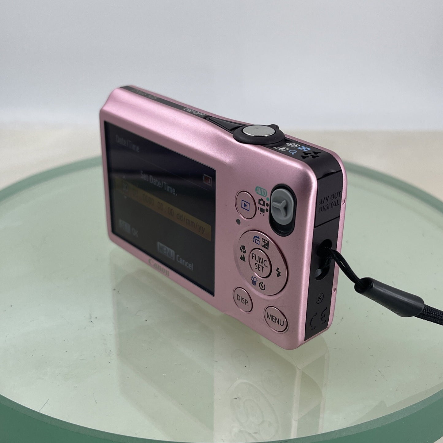 Canon IXUS 105 Digital Camera 12.1 Megapixels Pink Fully Tested #7205