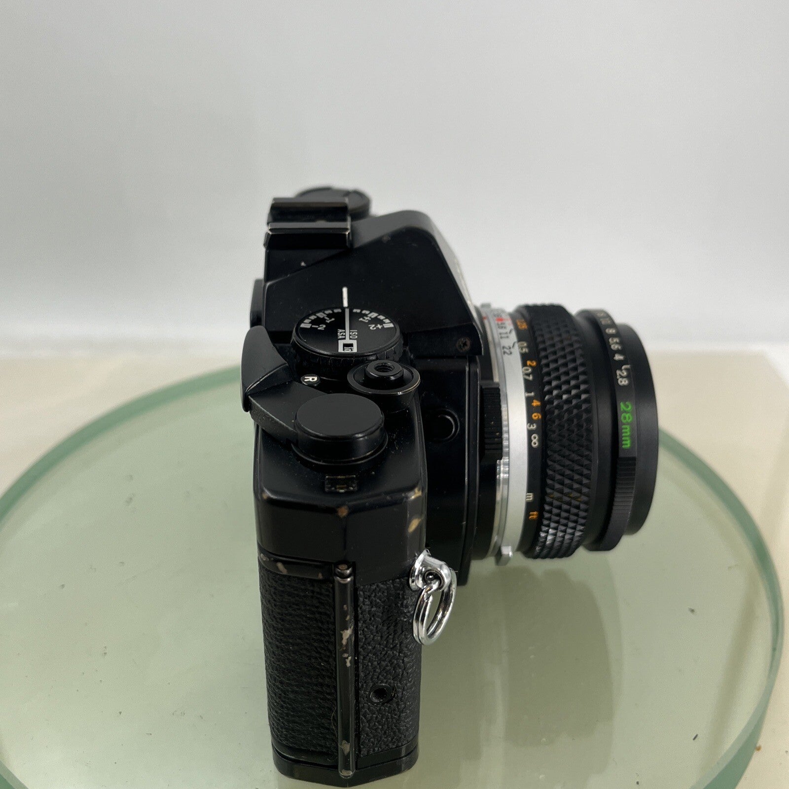Olympus OM-2 Spot / Program SLR Camera+Olympus Zuiko  28mm f2.8 TESTED  #8837