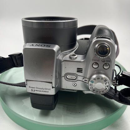 SONY CYBER SHOT DSC-H1 SUPER STEADY SHOT 12X OPTICAL ZOOM 5.1 MP#TEDTED#VGC#8774