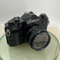 BEAUTIFUL Canon A-1 35mm SLR Camera Body+ FD 50mm f/1.8 FULLY WORKING #8740