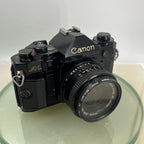 BEAUTIFUL Canon A-1 35mm SLR Camera Body+ FD 50mm f/1.8 FULLY WORKING #8740