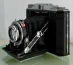 Vintage Apollo 120 WESTER Anastigmat 1:3.5 F=7.5cm Folding Camera + Case - 3176
