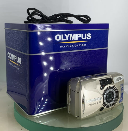 Olympus MJU III 80 Camera 35mm Film Point & Shoot Compact 38-80mm Lens + TIN +++0