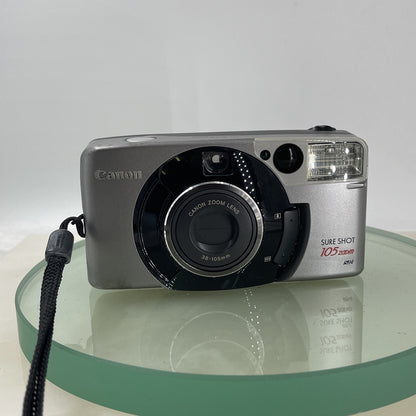 Vintage Canon Sure Shot 105 ZoomPoint&Shoot 35mm Film Camera tested&working #3611