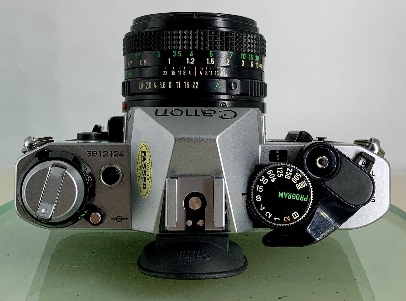 Canon AE-1 Program 35mm SLR Film Manual Camera + Canon 50mm F/1.8 FD Lens +# 2008