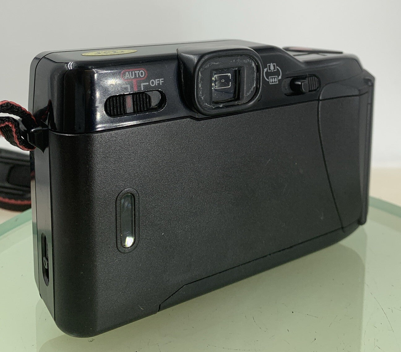 Canon Sure Shot Tele 35mm Film Point and Shoot Camera BLACK TESTED - 6424