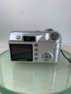 Olympus COMPACT Digital Camera C-5500 ZOOM 5.1MP SILVER 6X ZOOM TESTED - 9153