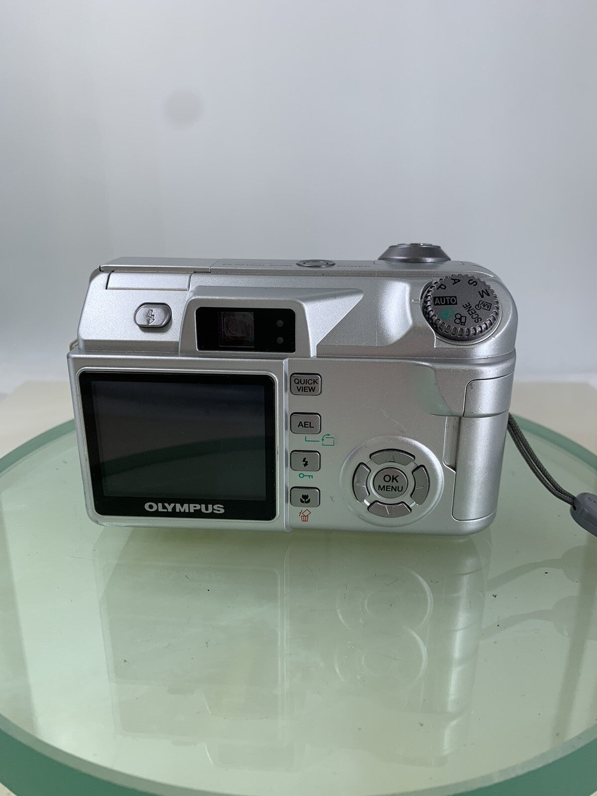 Olympus COMPACT Digital Camera C-5500 ZOOM 5.1MP SILVER 6X ZOOM TESTED - 9153