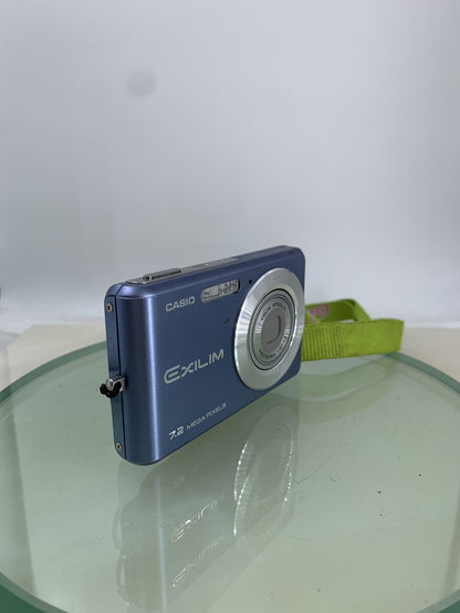 Casio EXILIM EX-Z77 COMPACT DIGITAL CAMERA PURPLE +CHARGER  NO CARD TESTED - 8042