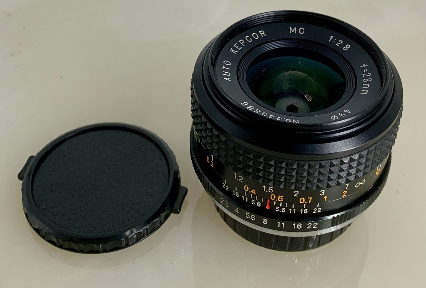 Contax Yashica fit KEPCOR 28mm 1:2.8 Mini-Wide Angle Lens Macro C/Y mount LZ #81