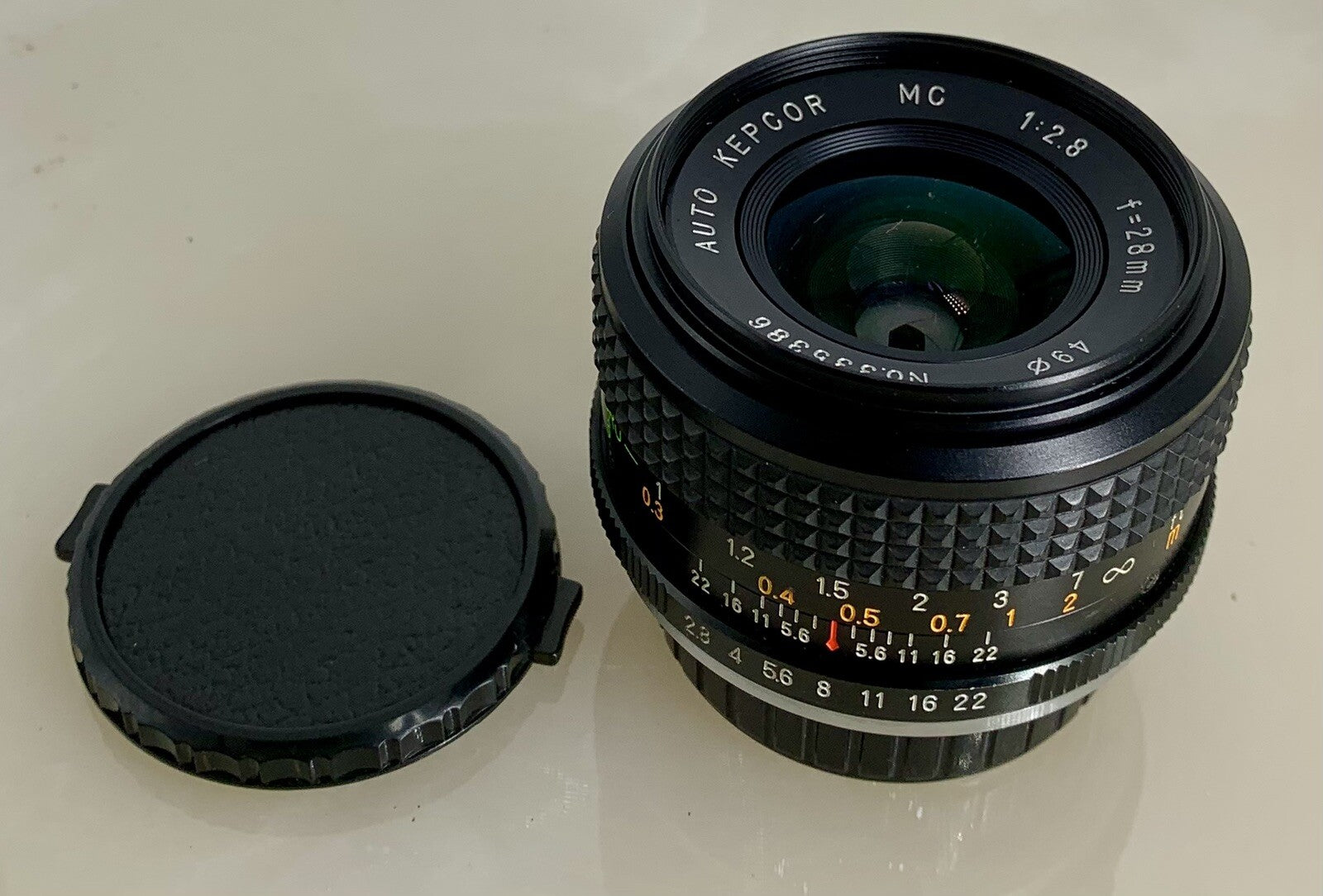 Contax Yashica fit KEPCOR 28mm 1:2.8 Mini-Wide Angle Lens Macro C/Y mount LZ #81