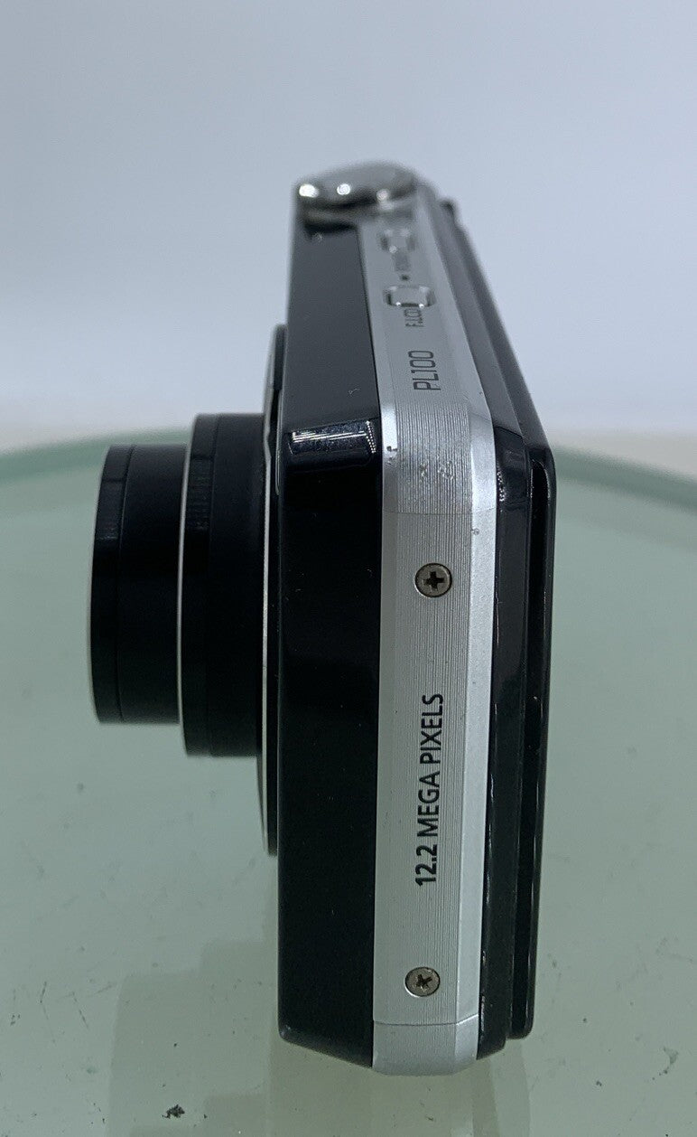 Samsung Digital Camera PL100 12.2MP Selfie Screen Black +WIRE+BAG TESTED - 6133