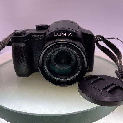Panasonic Lumix DMC-FZ7  Digital Bridge Camera Leica 12x Zoom Charger+2GB #3662