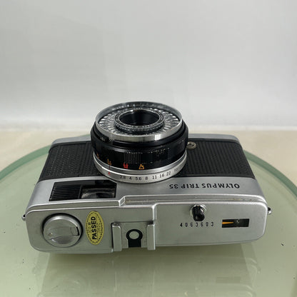 Olympus Trip 35 35mm Viewfinder Camera, with Olympus 40mm f/2.8 Lens TESTED #8906
