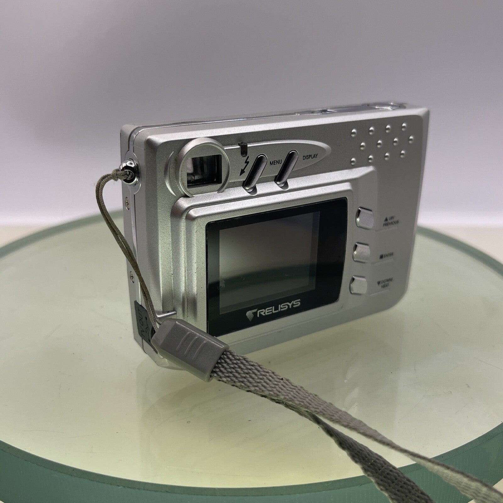 Relisys RDC-3100 3.1MP Compact Digital Camera Silver Tested 128MB SD Card #6413