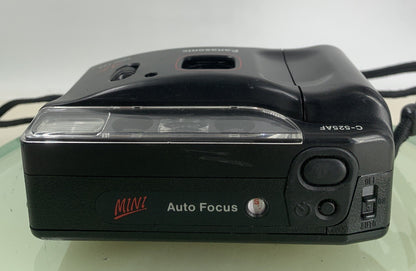 Panasonic C-525AF 35mm Film Point and Shoot Camera Black Tested - 3198