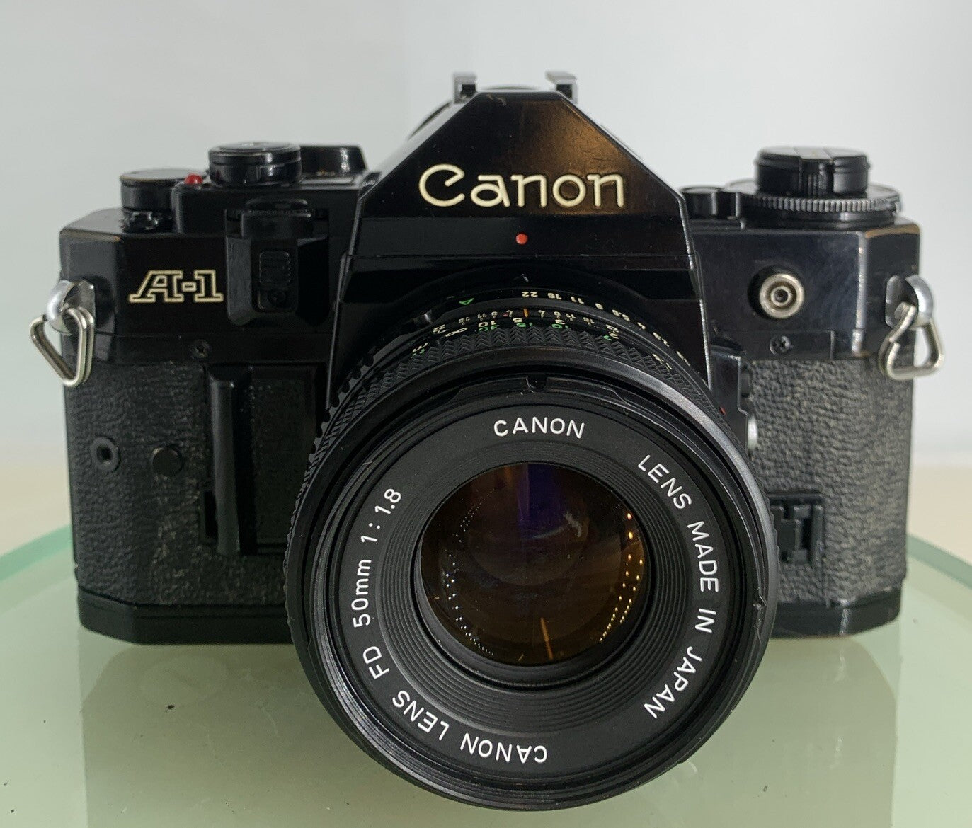 Canon A-1 35mm SLR Camera Body+ FD 50mm f/1.8 FULLY SERVICED THE CAMERA  & LENS1