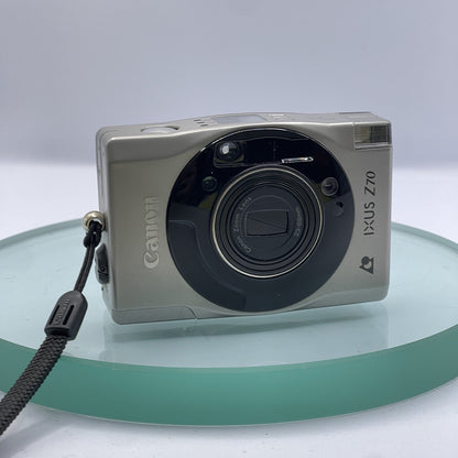 Canon IXUS Z70 Aps Compact Film Camera 23-69mm good condition CASED TESTED#7061