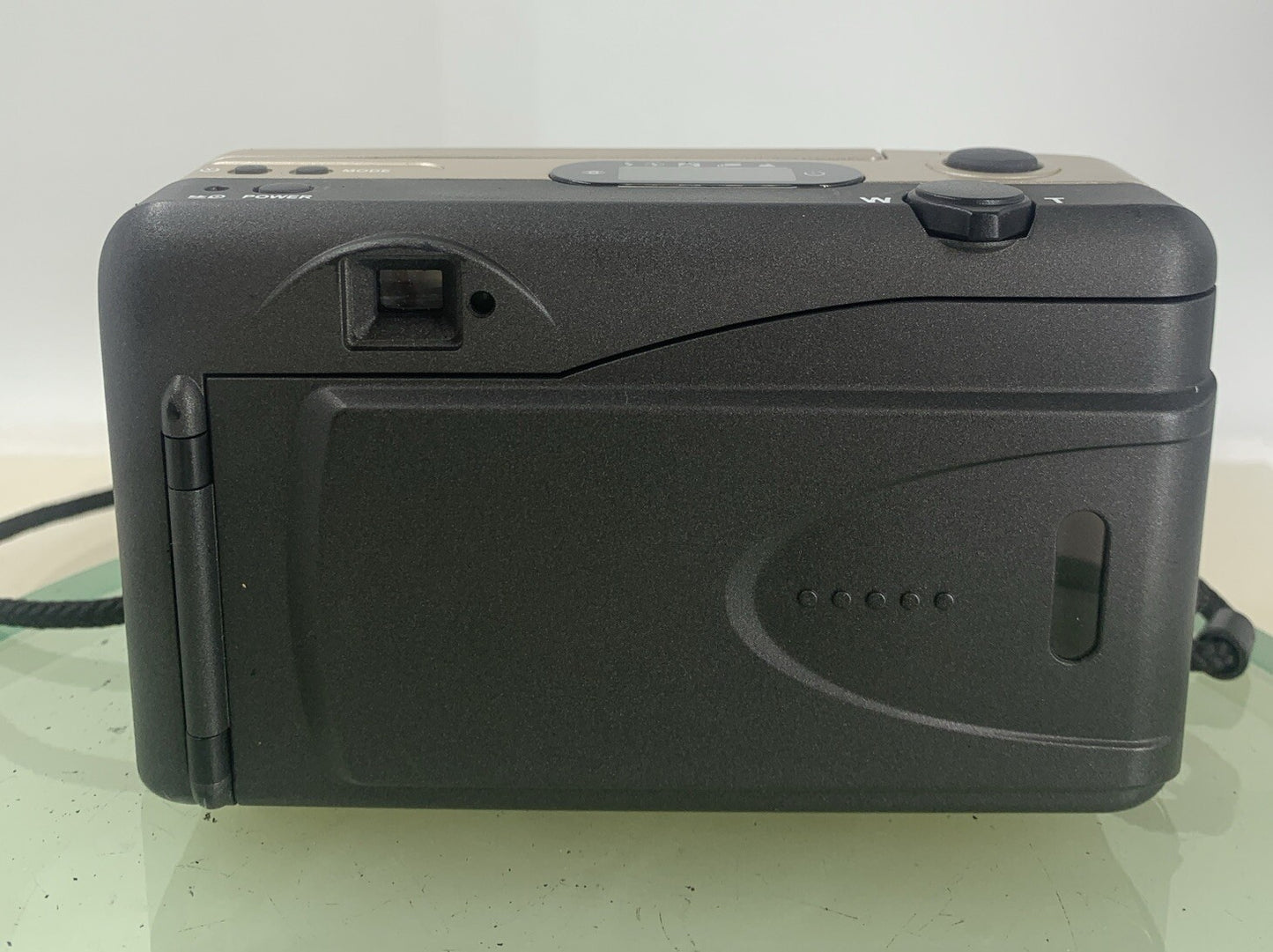 PRETEC KH-7O ZOOM POINT AND SHOOT FILM CAMERA SILVER WITH COVER TESTED - 2285