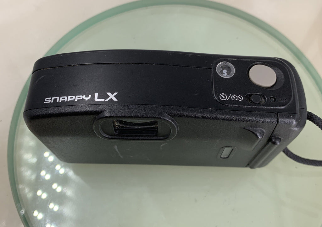 Canon Snappy LX 35mm Film Point and Shoot Camera Black Tested - 8905