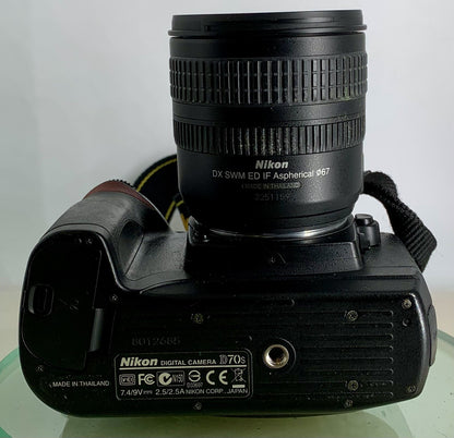 Nikon D70s 6.1MP Digital SLR Camera+Nikkor DX 18-70mm Lens+Charger+Box+Tested10