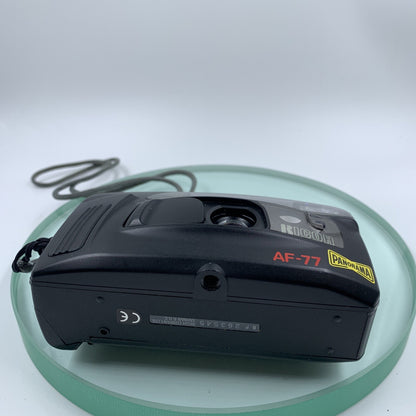 Ricoh AF-77 35mm Compact Retro Film Camera w/Flash Auto Focus TESTED#VGC#9216