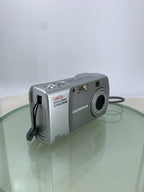 Vintage Olympus CAMEDIA C-310 Zoom SILVER CAMERA WITH COVER TESTED - 4692