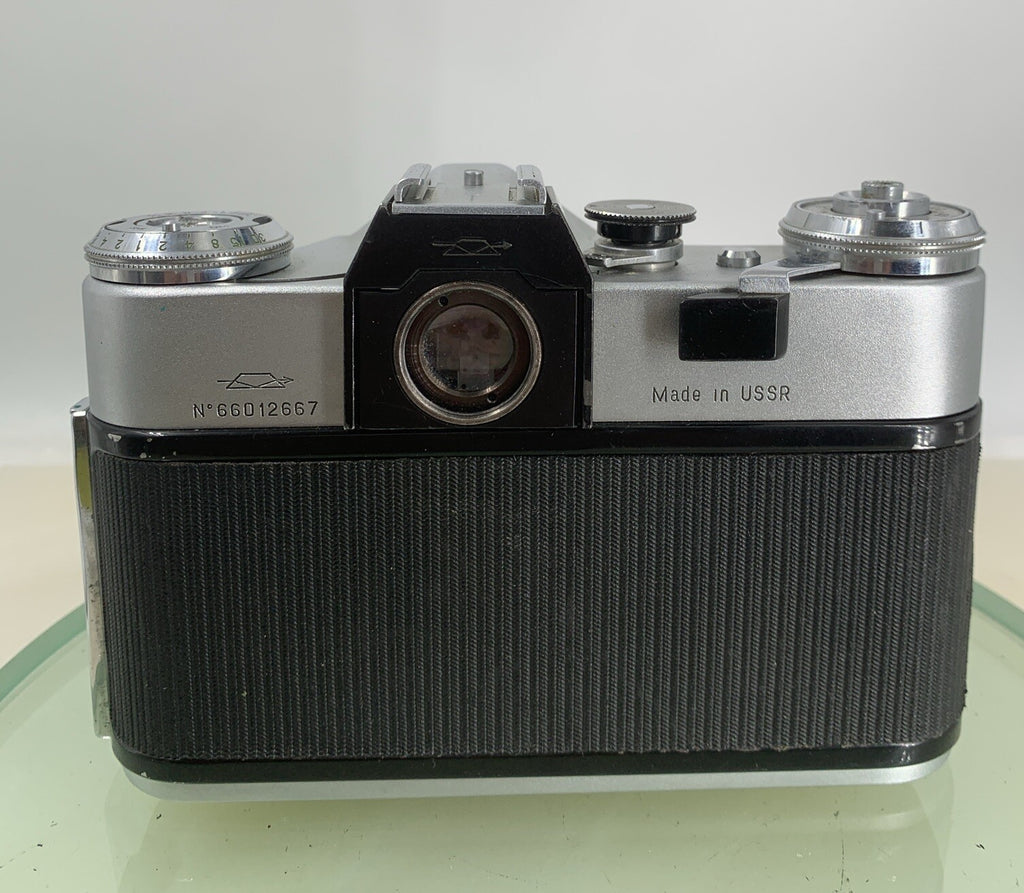 Very Rare ZENIT E VINTAGE POINT AND SHOOT FILM CAMERA SILVER TESTED - 1465