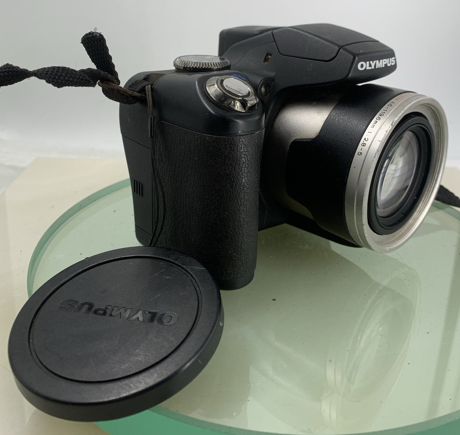 Olympus SP-590 UZ 12.0MP Digital Camera Black NO CHARGER NO CARD Tested - 6170
